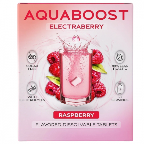 AQUABOOST ELECTRABERRY PEZSGŐTBL - 18X